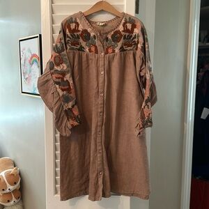 Girls Tuchinda Embroidered Dress Size 10